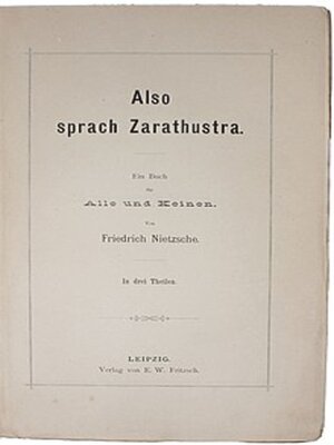 cover image of Thus Spoke Zarathustra: A Book for All and None